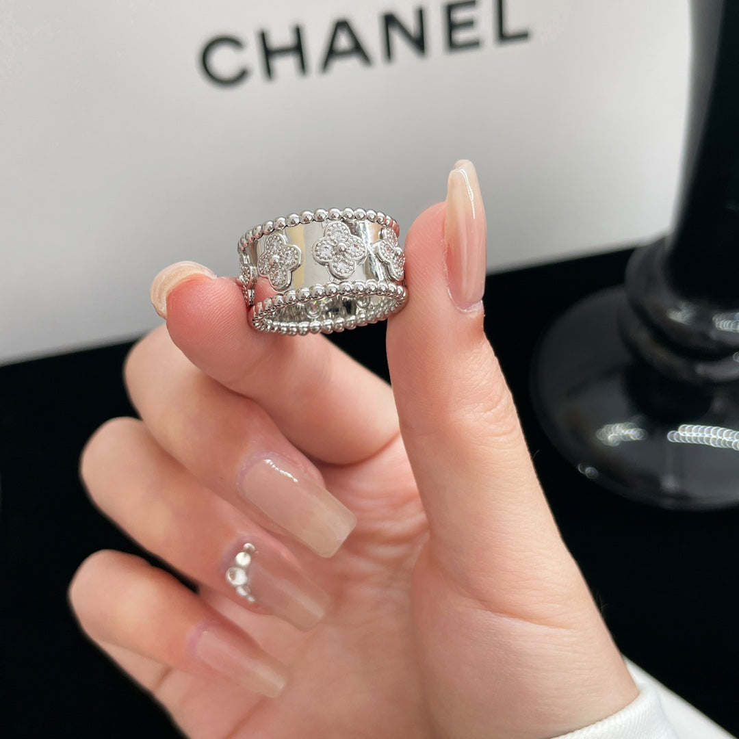 [Lumi Jewels]BAGUE PERLÉE DIAMANT GRANDE TAILLE