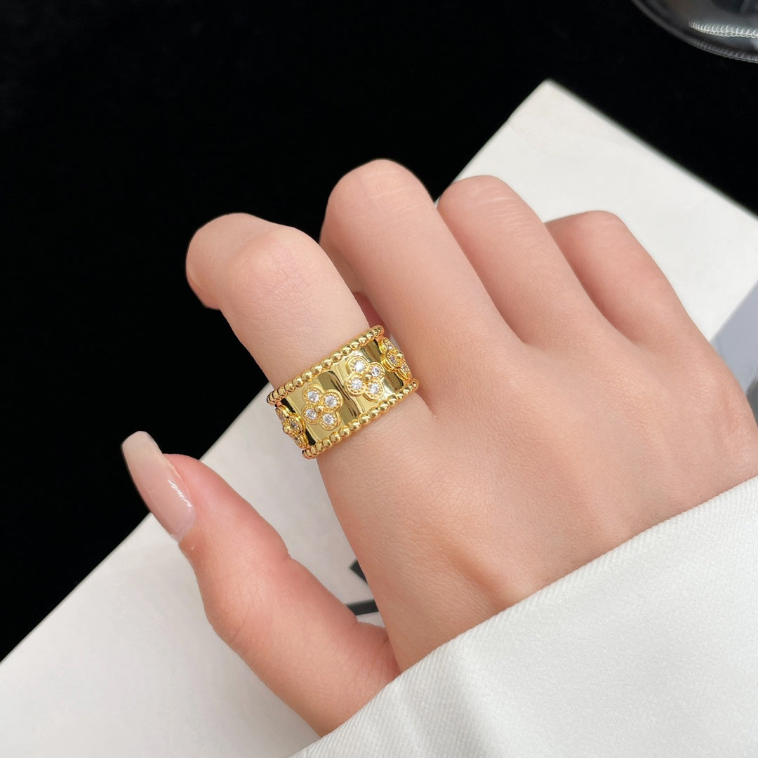 [Lumi Jewels]BAGUE PERLÉE DIAMANT GRANDE TAILLE