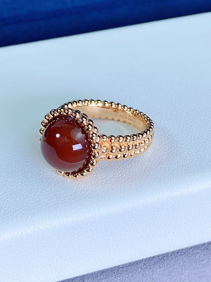 [Lumi Jewels]BAGUE PERLEE COULEURS OR ROSE