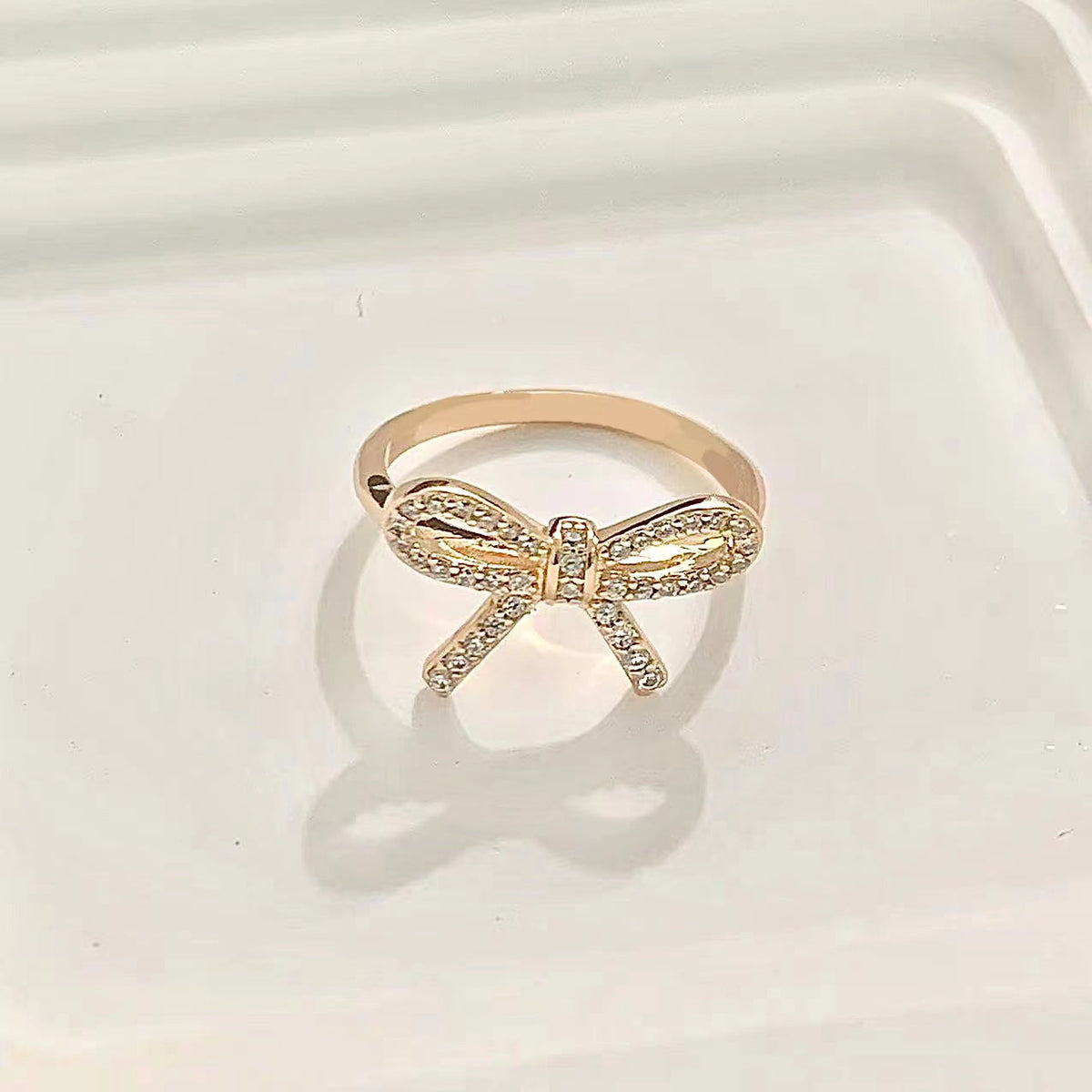 [Lumi Jewelry]TWIST BOW RING