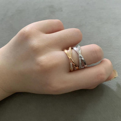 [Lumi Jewelry]ATLAS X DIAMOND RING