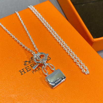 [Lumi Jewels]CONSTANCE PEDANT SILVER NECKLACE