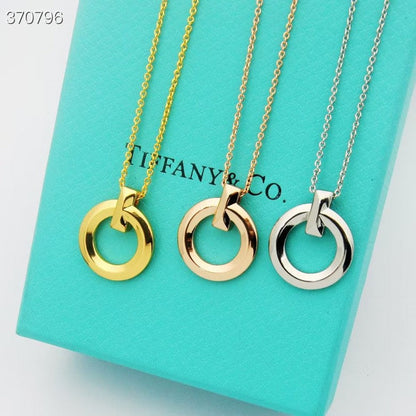 [Lumi Jewelry]T1 CIRCLE MEDIUM NECKLACE