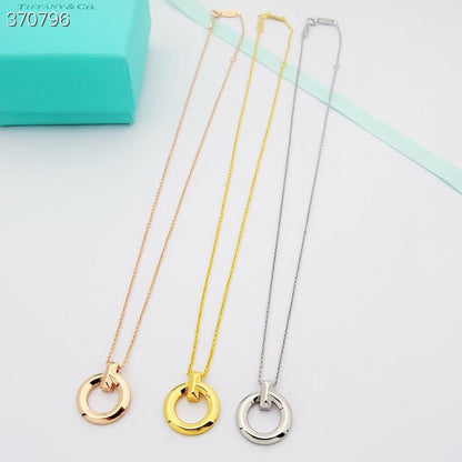 [Lumi Jewelry]T1 CIRCLE MEDIUM NECKLACE