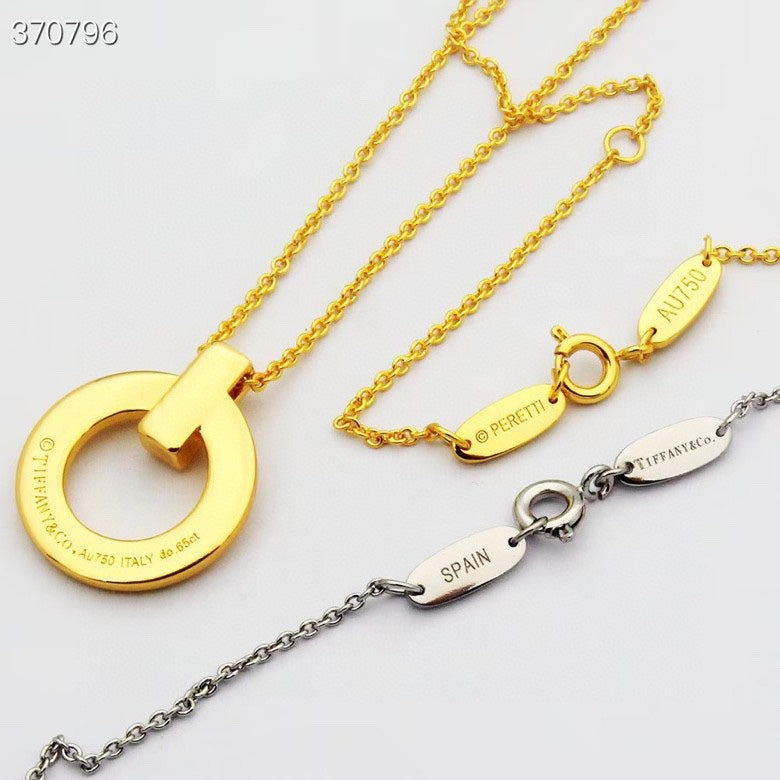[Lumi Jewelry]T1 CIRCLE MEDIUM NECKLACE