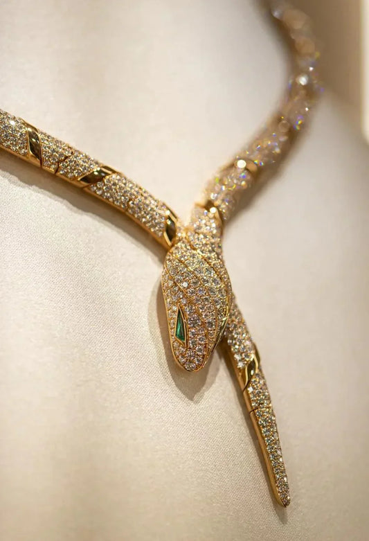 [Lumi Jewels]HAUTE COUTURE GOLD SERPENTI NECKLACE