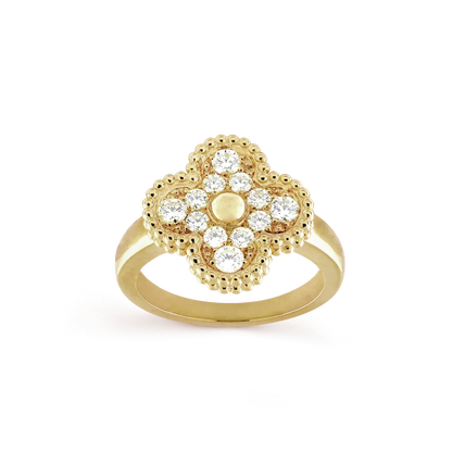[Lumi Jewels]CLOVER DIAMOND RING