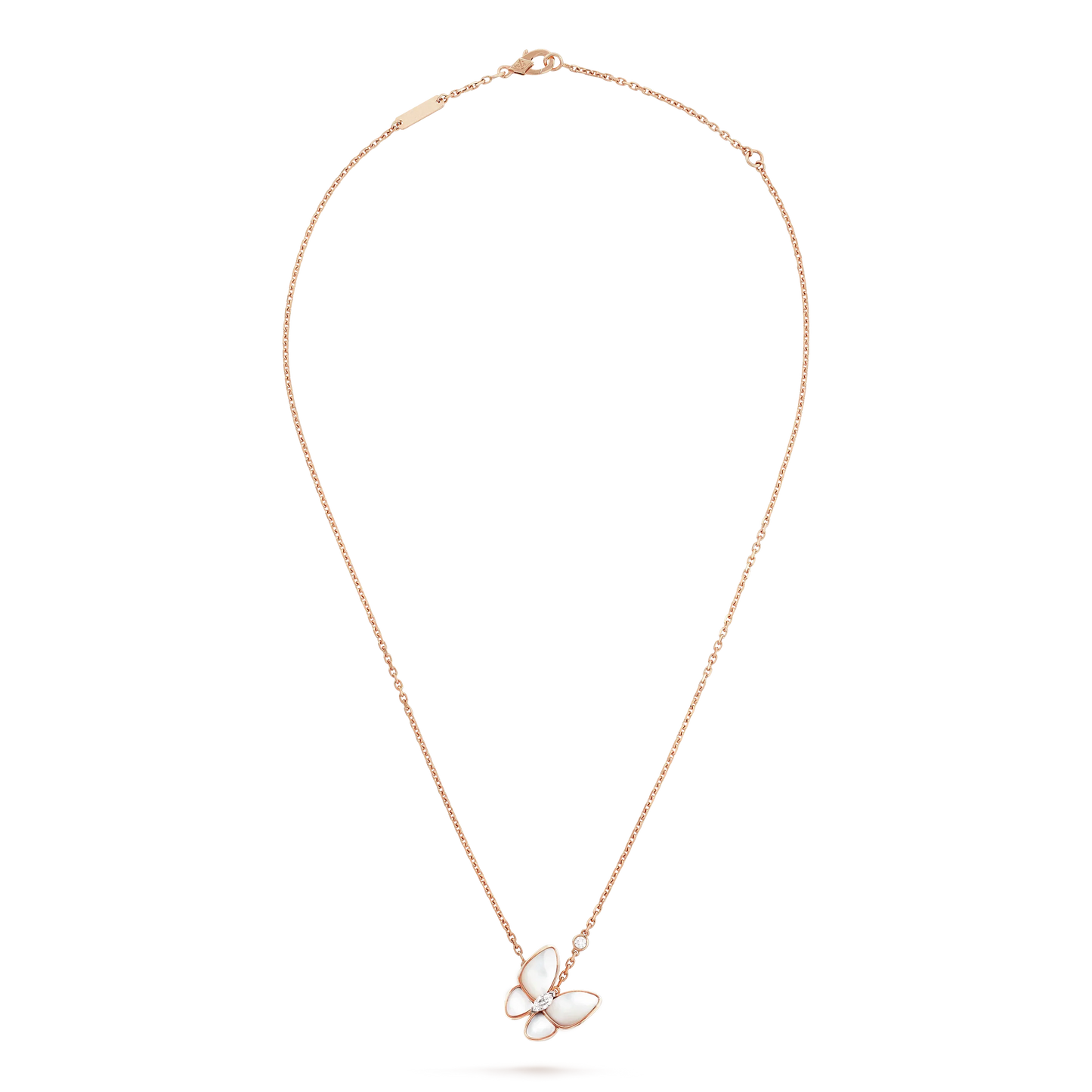 [Lumi Jewels]BUTTERFLY MOP DIAMOND NECKLACE