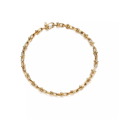 [Lumi Jewelry]HARDWEAR MICRO LINK 44 MOTIF GOLD BRACELET