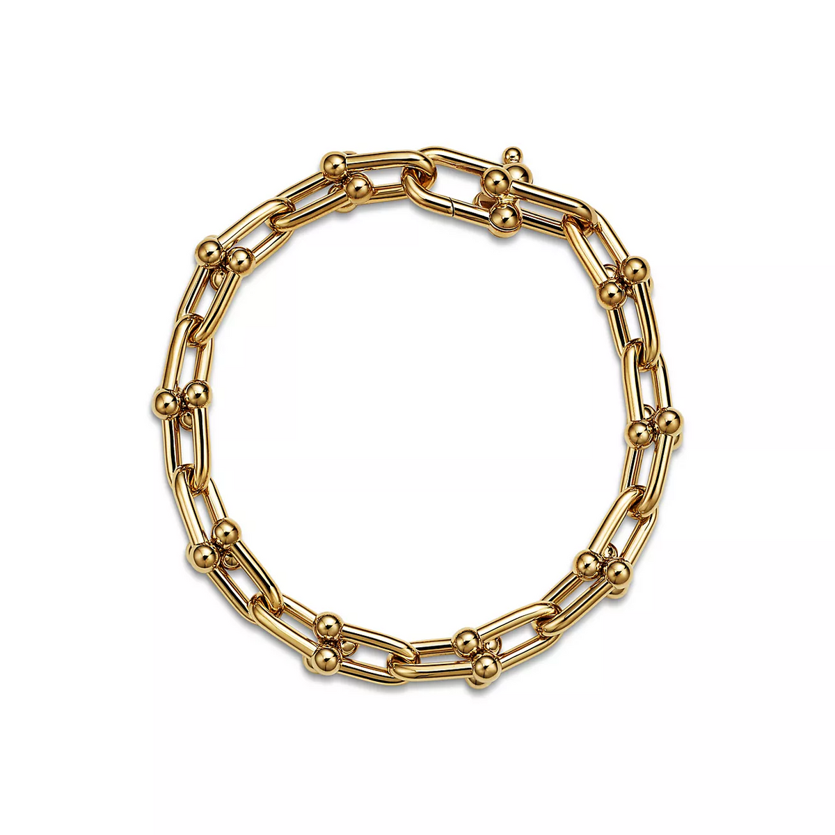 [Lumi Jewelry]HARDWEAR MEDIUM LINK 20 MOTIF GOLD BRACELET