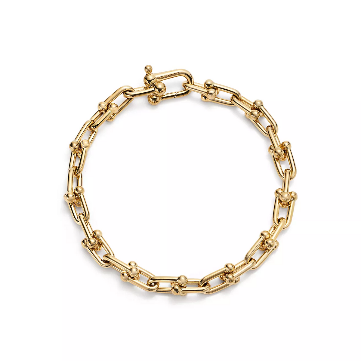 [Lumi Jewelry]HARDWEAR SMALL LINK 26 MOTIF GOLD BRACELET
