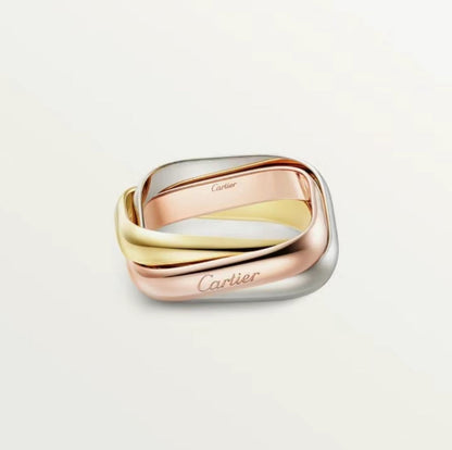 [Lumi Jewels]TRINITY RING GOLD PINK GOLD SILVER