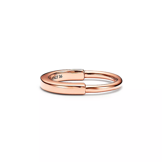 [Lumi Jewelry]LOCK RING PINK GOLD