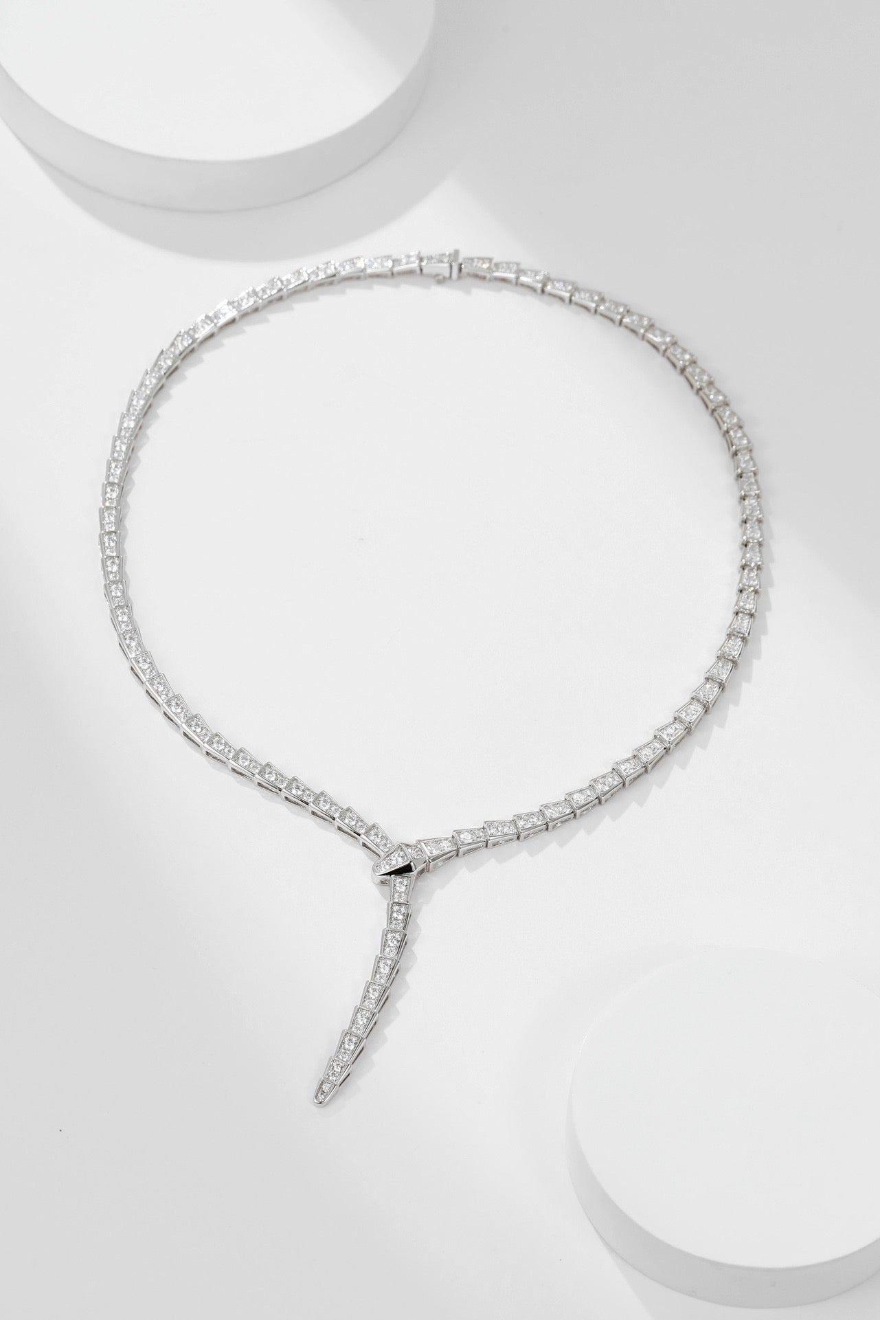 [Lumi Jewels]SERPENTI NECKLACE SILVER DIAMOND