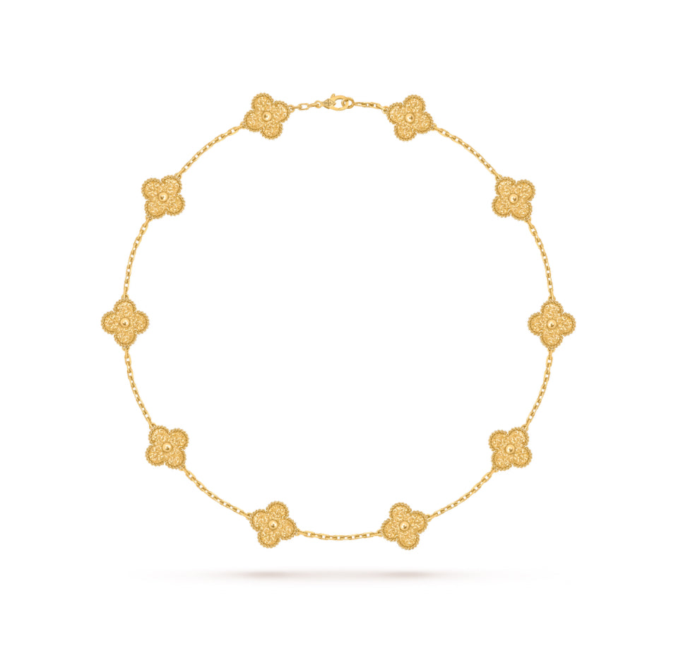 [Lumi Jewels]CLOVERS THE 10-MOTIFS NECKLACE