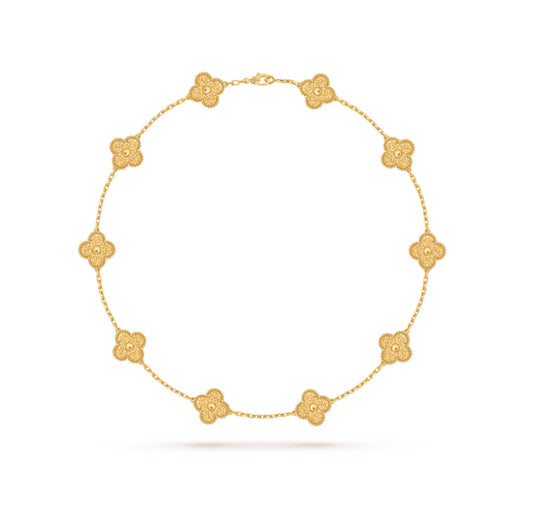 [Lumi Jewels]CLOVERS THE 10-MOTIFS NECKLACE
