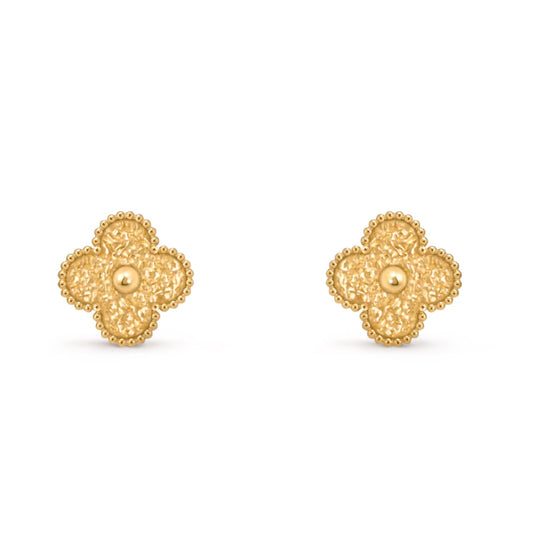 [Lumi Jewels]CLOVER MEDIUM 1 MOTIFS LAVA EARRINGS