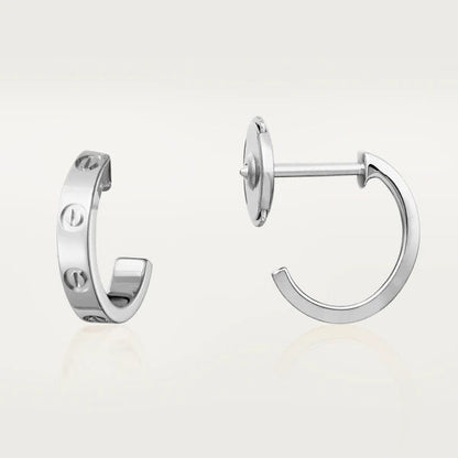 [Lumi Jewels]BOUCLES D'OREILLES LOVE 2.65MM ARGENT