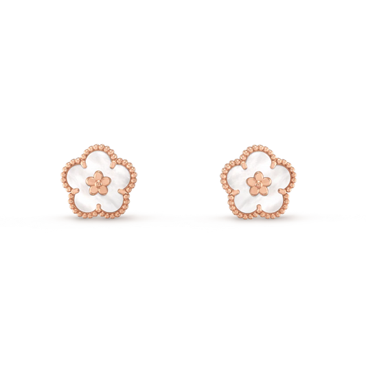 [Lumi Jewels]LUCKY WHITE MOP EARRINGS