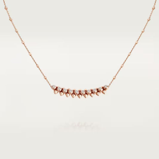 [Lumi Jewelry]CLASH  MEDIUM DIAMOND NECKLACE