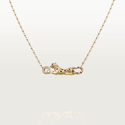 [Lumi Jewelry]PANTHERE FULL DIAMOND NECKLACE