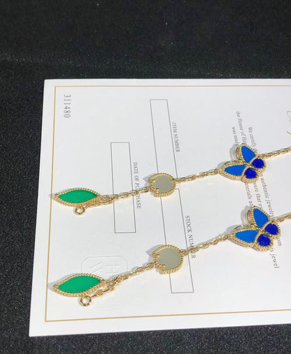 [Lumi Jewels]LUCKY SPRING BUTTERFLY 5 MOTIF BRACELET