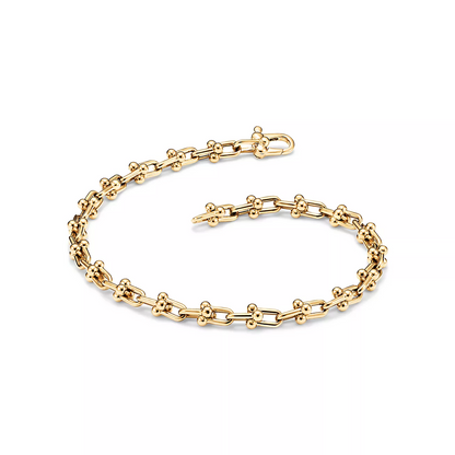 [Lumi Jewelry]HARDWEAR MICRO LINK 44 MOTIF GOLD BRACELET