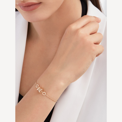 [Lumi Jewels]ZERO 1 SOFT PINK GOLD BRACELET