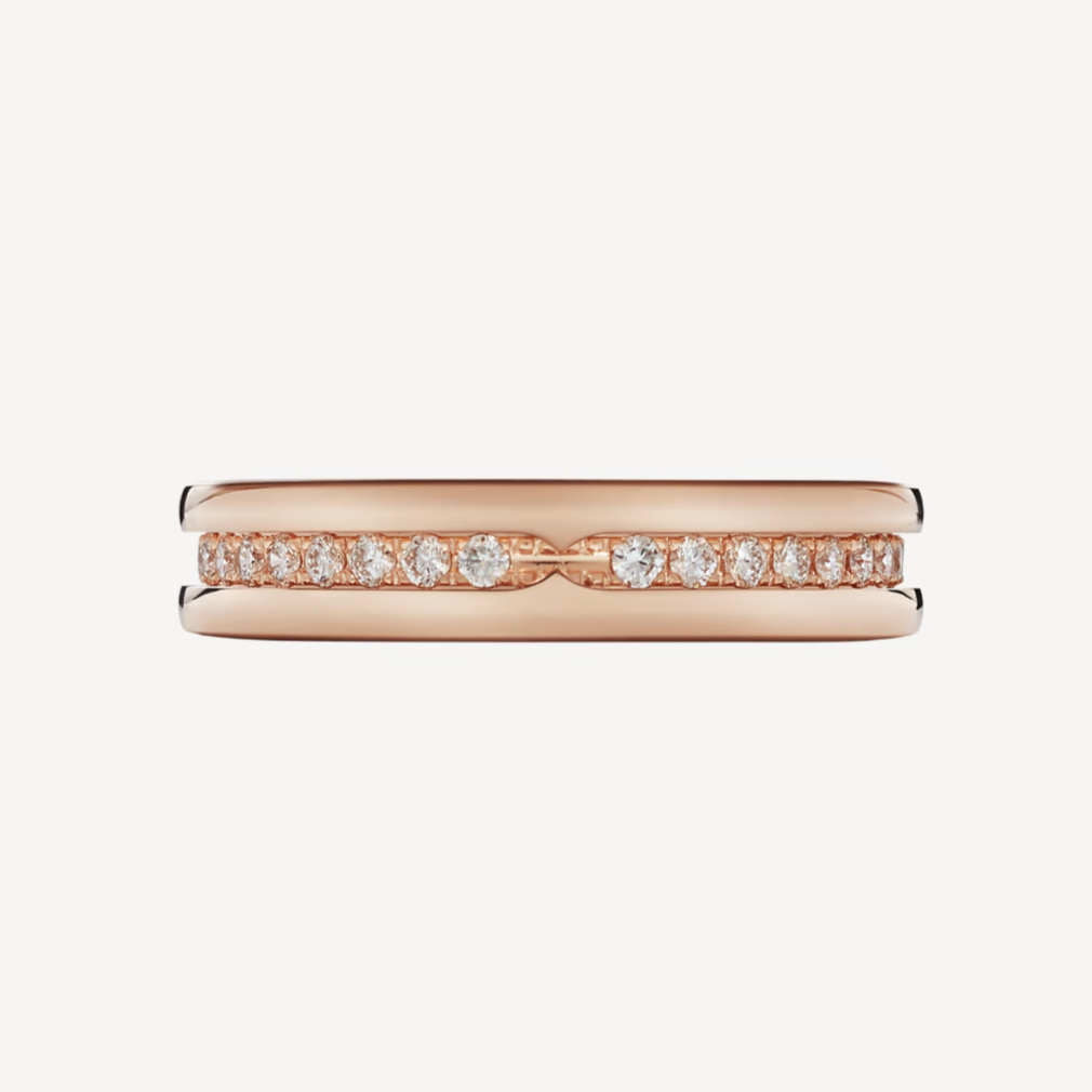 [Lumi Jewels] ZERO 1 UNE BANDE DE DIAMANTS PAVÉS SUR LA BAGUE EN SPIRALE