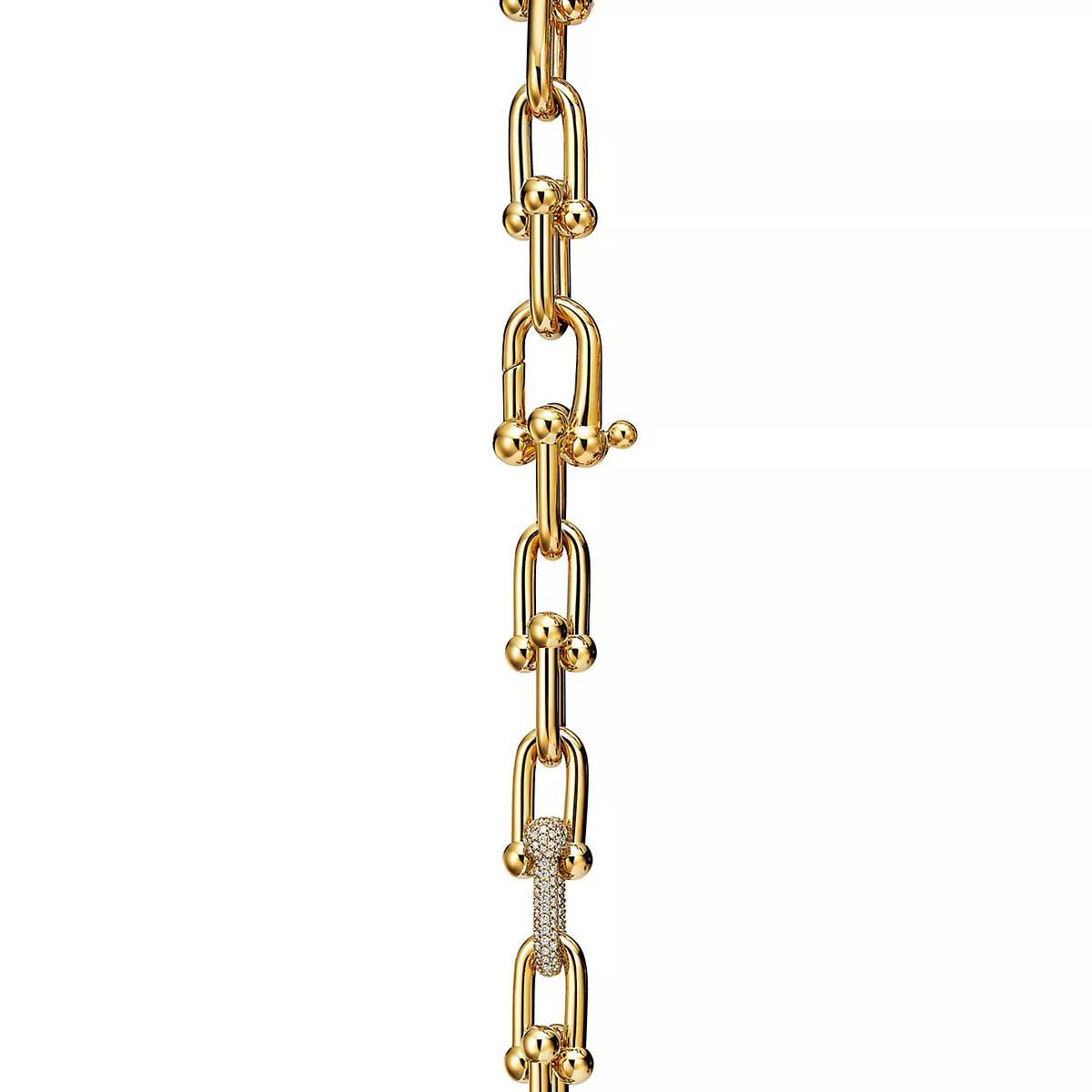 [Lumi Jewelry]HARDWEAR LARGE LINK GOLD DIAMOND BRACELET
