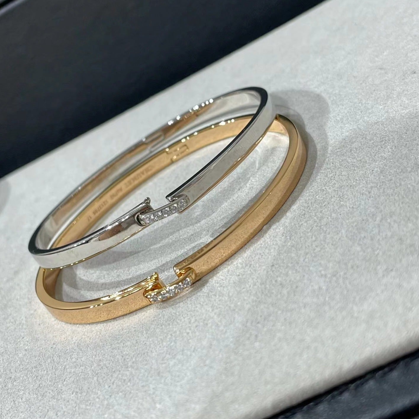 [Lumi Jewels]BRACELET LIENS EVIDENCE DIAMANT