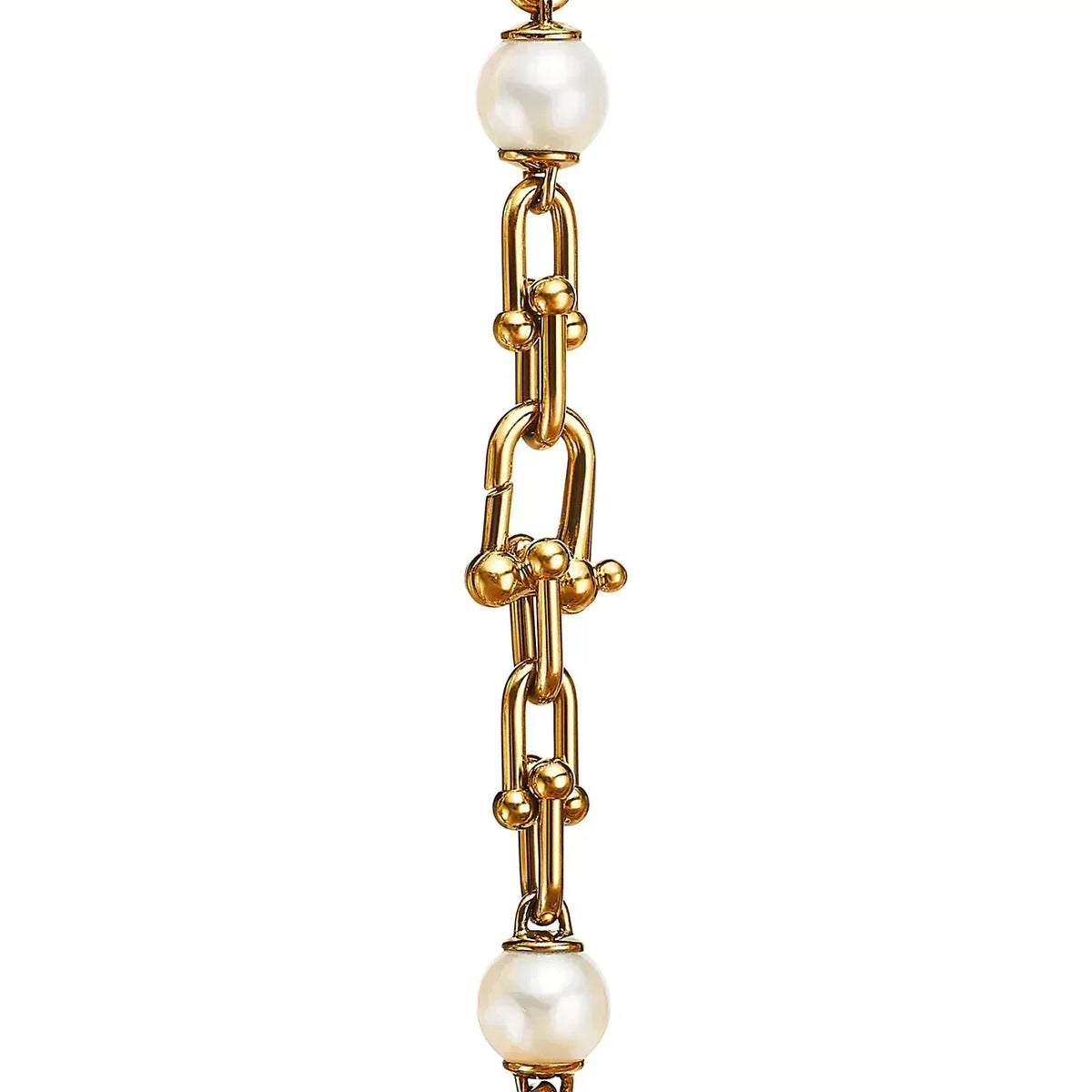 [Lumi Jewelry]LINK BRACELET GOLD WITH FRESHWATER PEARLS