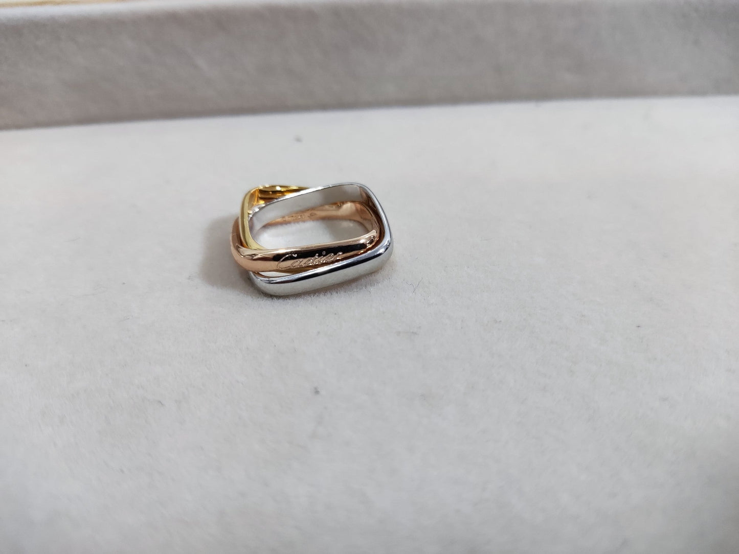 [Lumi Jewels]TRINITY RING GOLD PINK GOLD SILVER