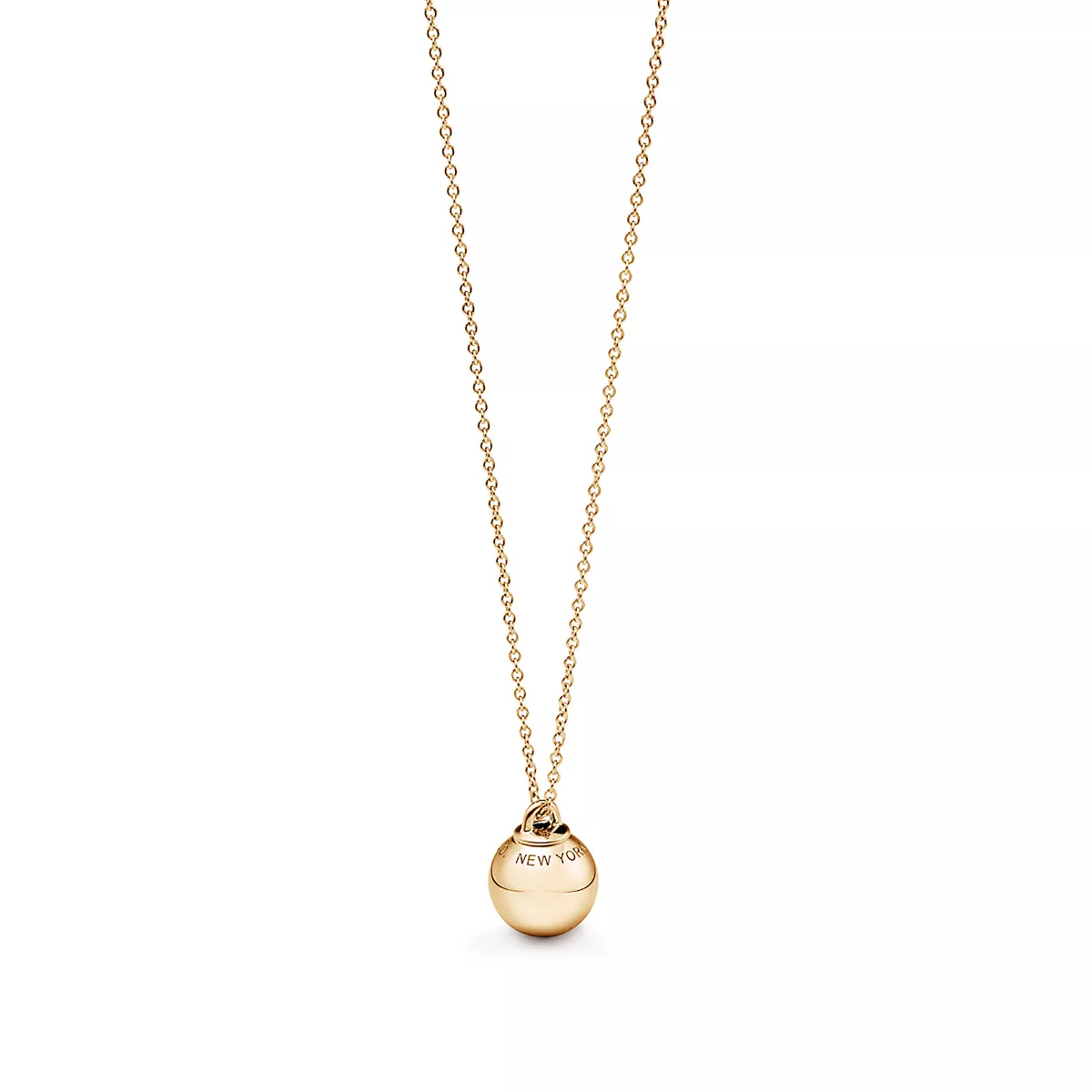 [Lumi Jewelry]BALL PENDANT 12.75MM NECKLACE