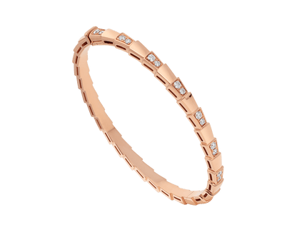 [Lumi Jewels]BRACELET SERPENTI OR ROSE DIAMANT