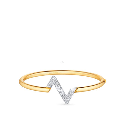 [Lumi Jewels]BRACELET EN OR ET DIAMANTS VOLTE UPSIDE DOWN