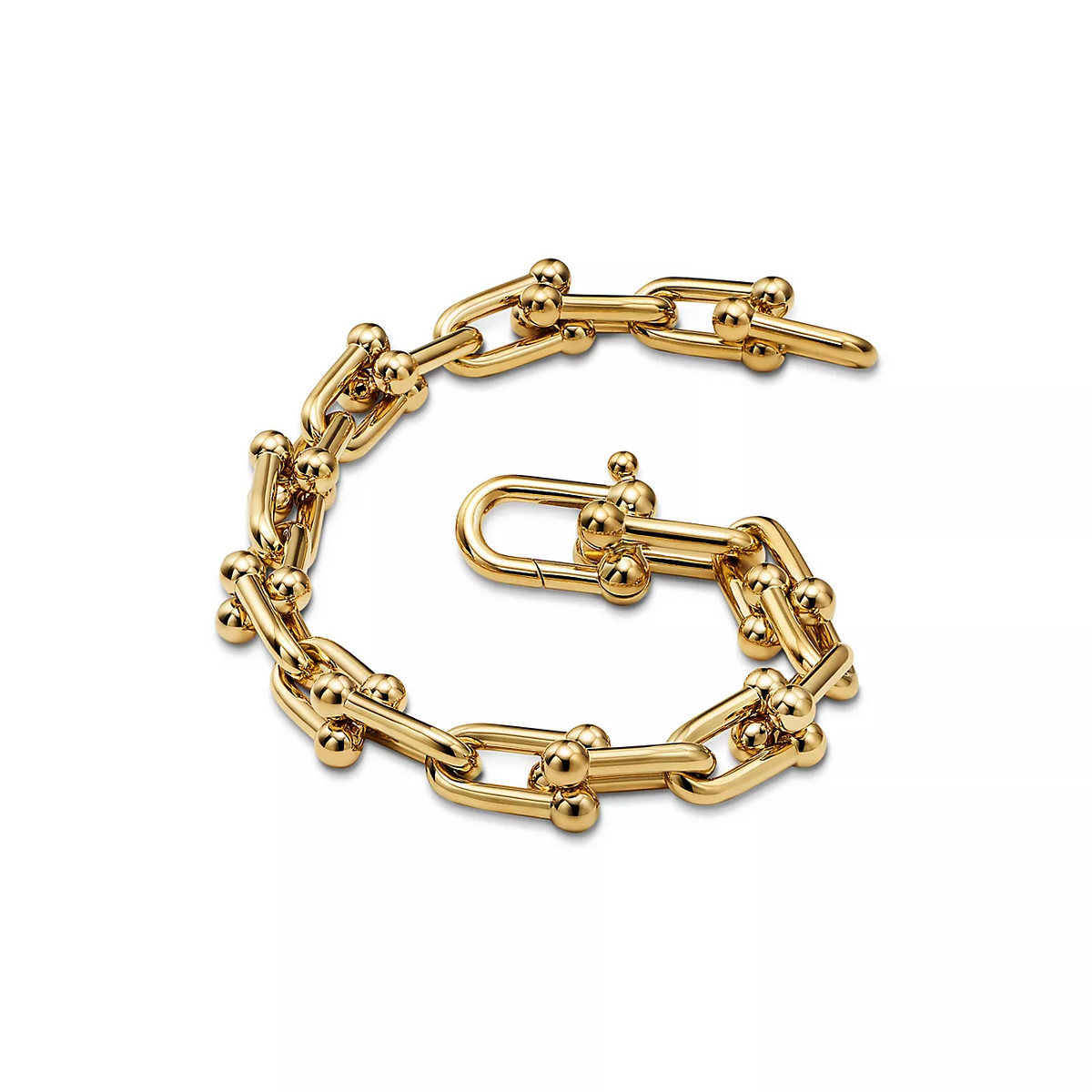 [Lumi Jewelry]HARDWEAR MEDIUM LINK 20 MOTIF GOLD BRACELET