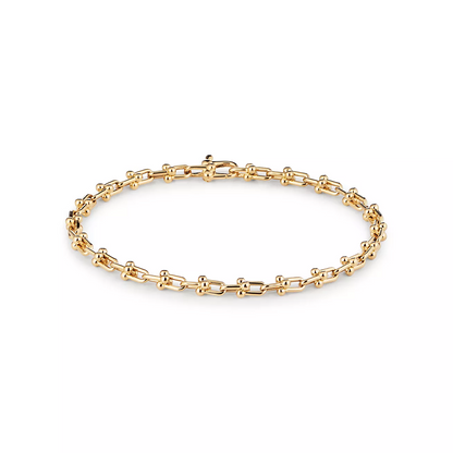 [Lumi Jewelry]HARDWEAR MICRO LINK 44 MOTIF GOLD BRACELET