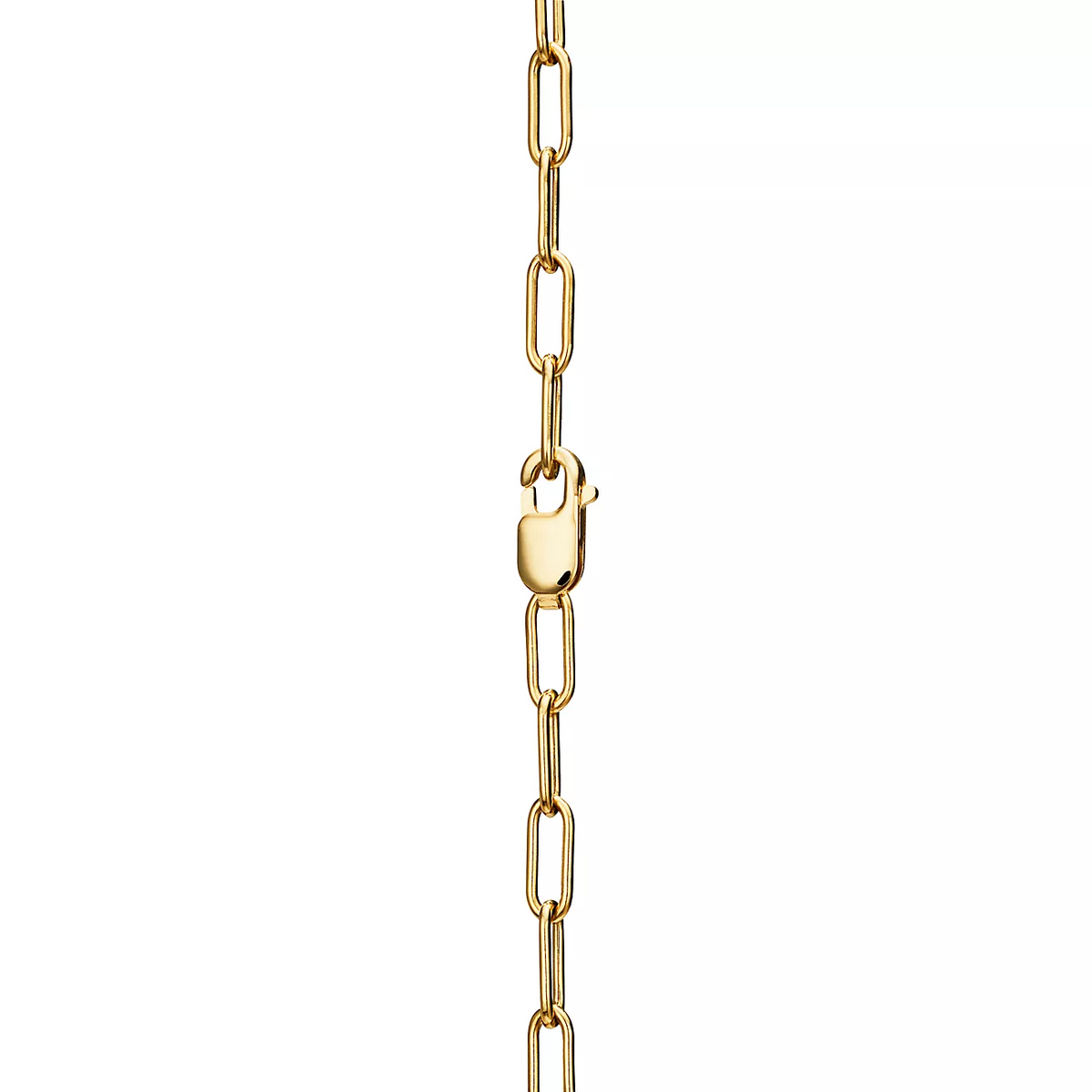 [Lumi Jewelry]LOCK NECKLACE MEDIUM PENDANT GOLD PAVED DIAMONDS