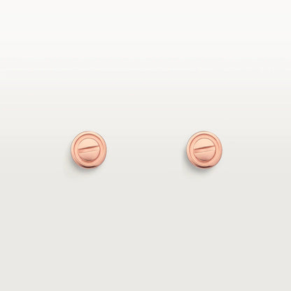 [Lumi Jewels]BOUCLES D'OREILLES LOVE OR ROSE 10MM