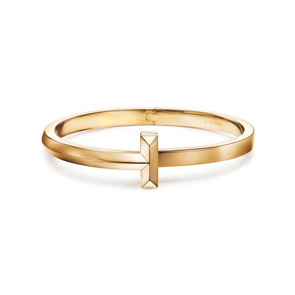 [Lumi Jewelry]T1 WIDE HINGED BANGLE BRACELET