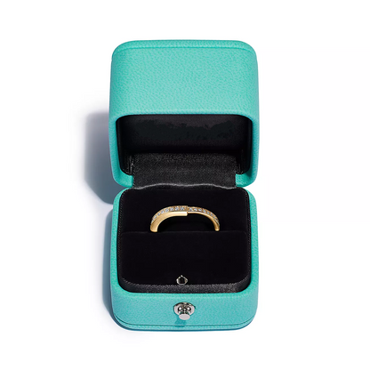 [Lumi Jewelry]LOCK RING GOLD DIAMOND PAVED