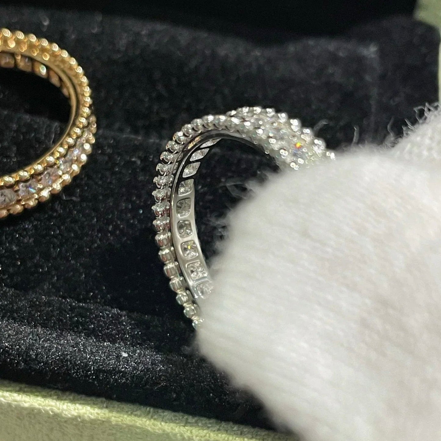 [Lumi Jewels]BAGUE PERLEE OR ROSE DIAMANT