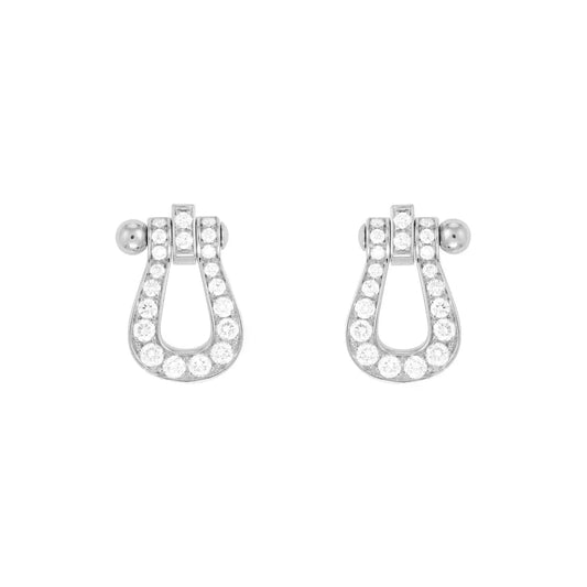 [Lumi Jewels]FORCE 10 FULL DIAMOND STUD EARRINGS MINI MODEL