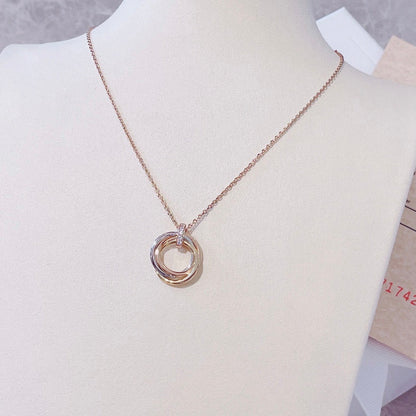 [Lumi Jewels]COLLIER TRINITY OR DIAMANTS