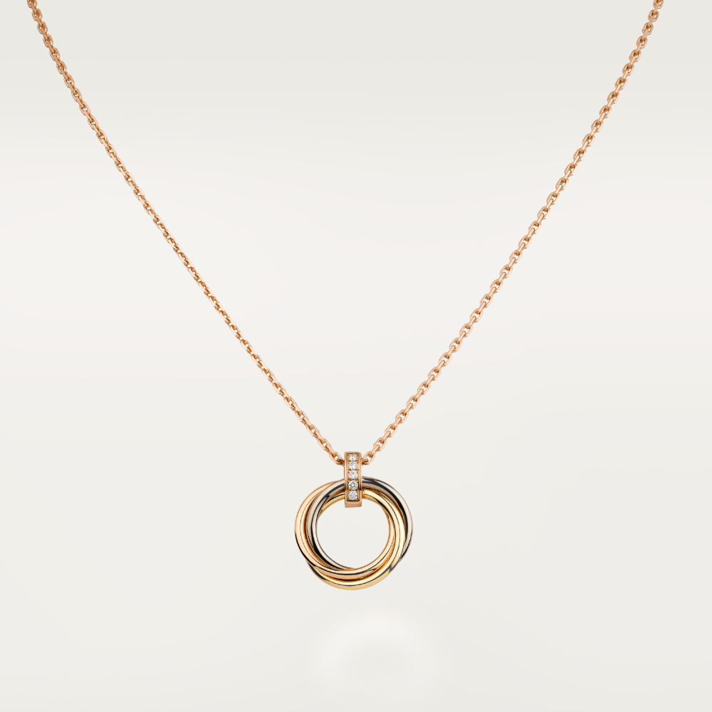 [Lumi Jewels]COLLIER TRINITY OR DIAMANTS