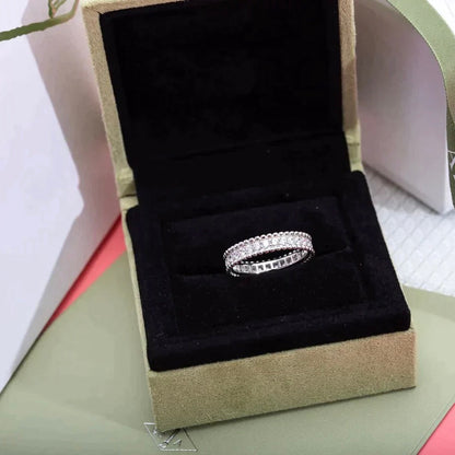 [Lumi Bijoux]BAGUE EN ARGENT PERLEE DIAMOND