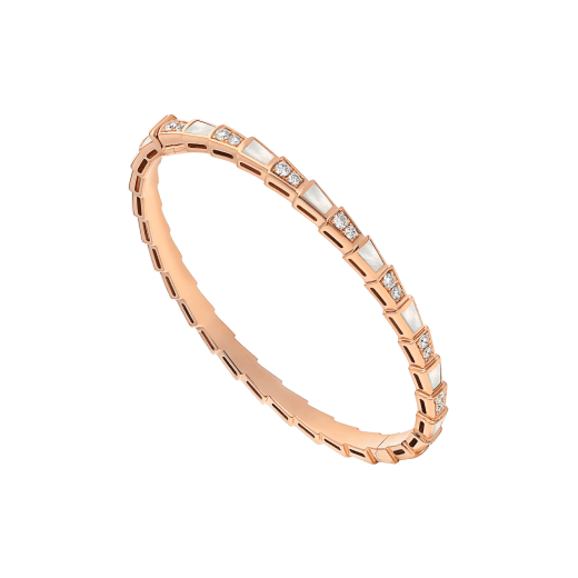 [Lumi Jewels]BRACELET SERPENTI OR ROSE NACRE DIAMANTS