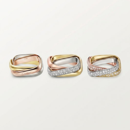 [Lumi Jewelry]TRINITY 3.5MM CUSHION RING COLLECTION