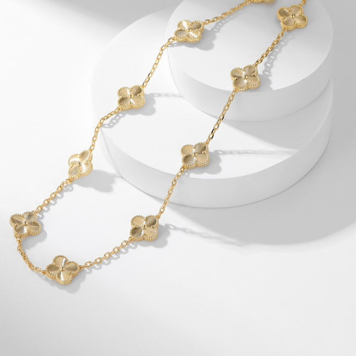 [Lumi Jewels]CLOVERS THE 10-MOTIFS LASER NECKLACE